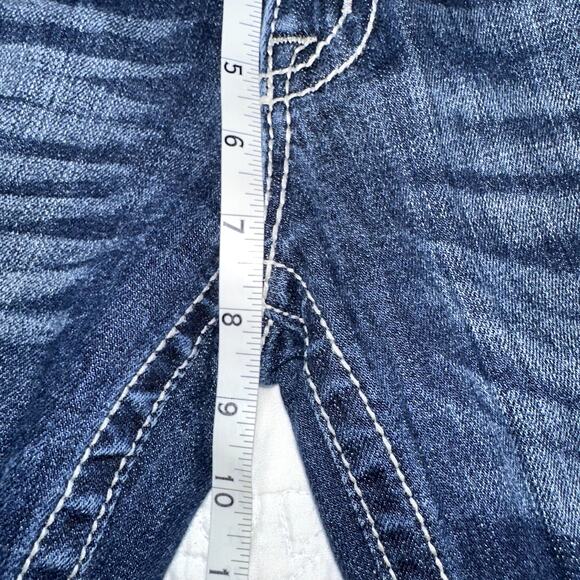 Miss Me Women's Size 28 Skinny Angle Wings Flap Pocket Rhinestone JP60035 Jeans - Picture 10 of 11